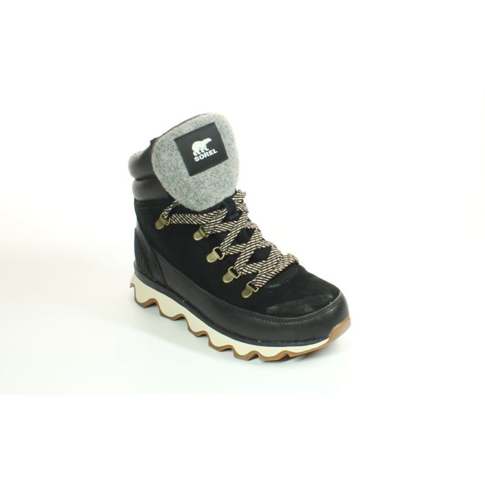SOREL Womens Kinectic Black Fashion Sneaker Size 8 Medium (B, M) - Picture 2 of 4
